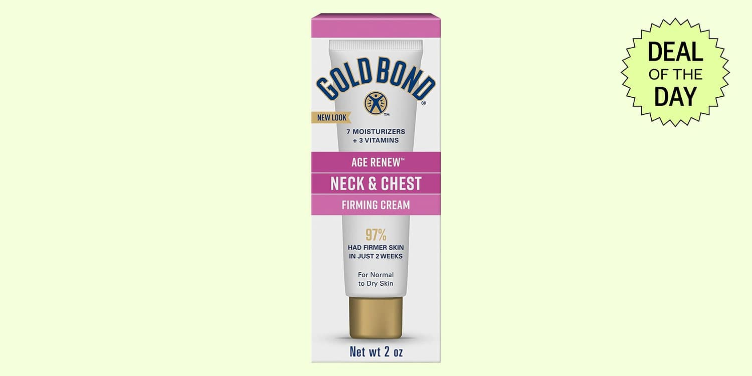 Gold Bond’s popular skin-tightening neck cream is on sale for $12