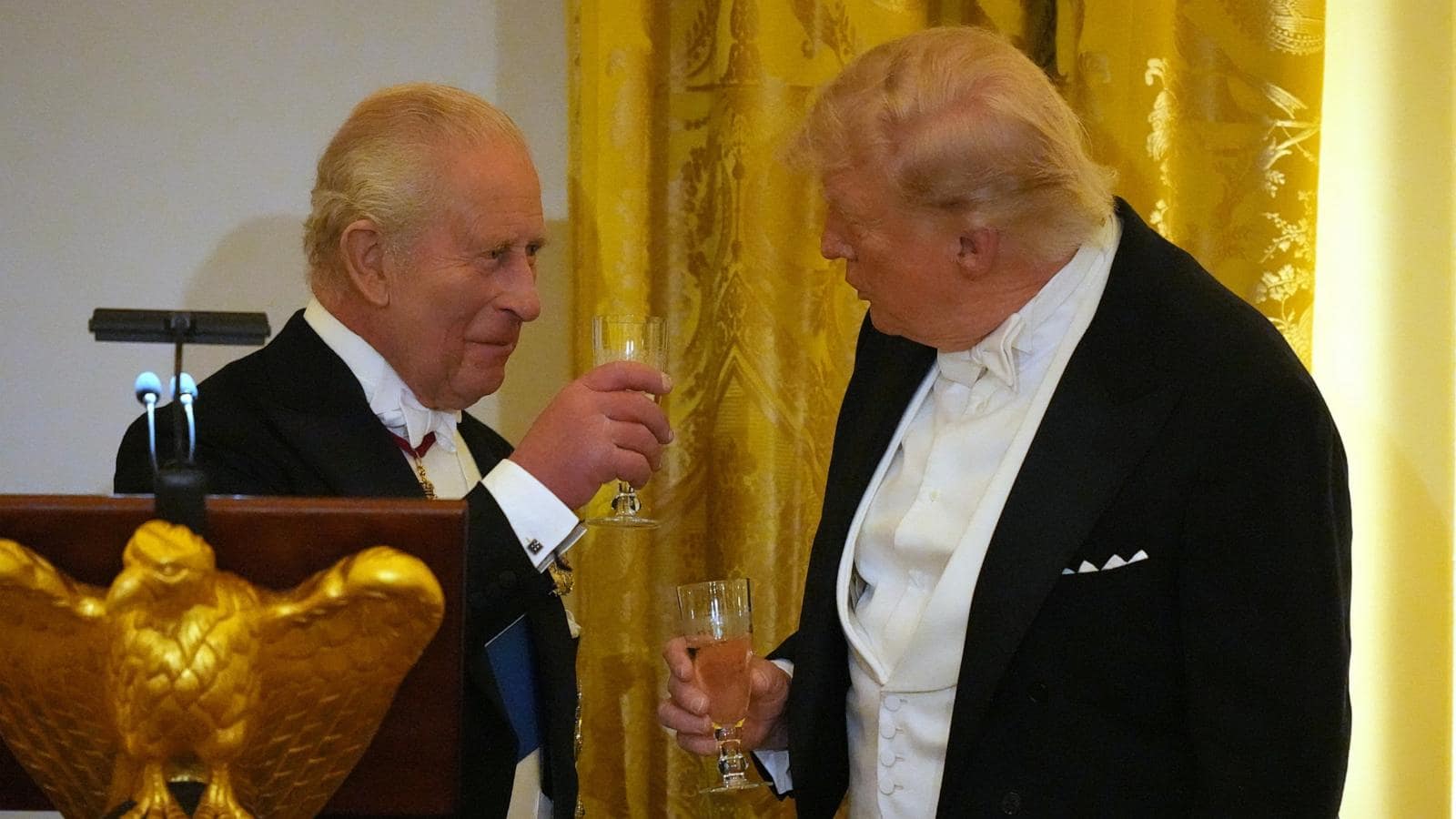 Quips, sympathies and a gift for Trump: King Charles III's White House speech