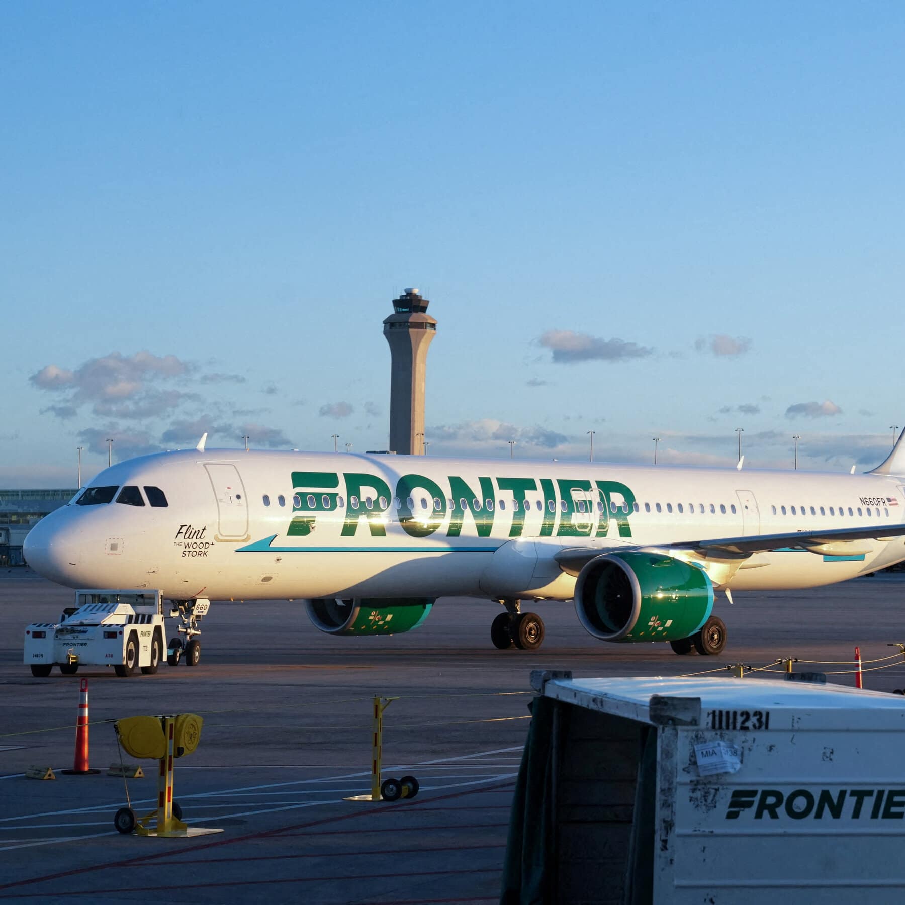 Frontier Jet Hits Person on Runway During Takeoff at Denver Airport